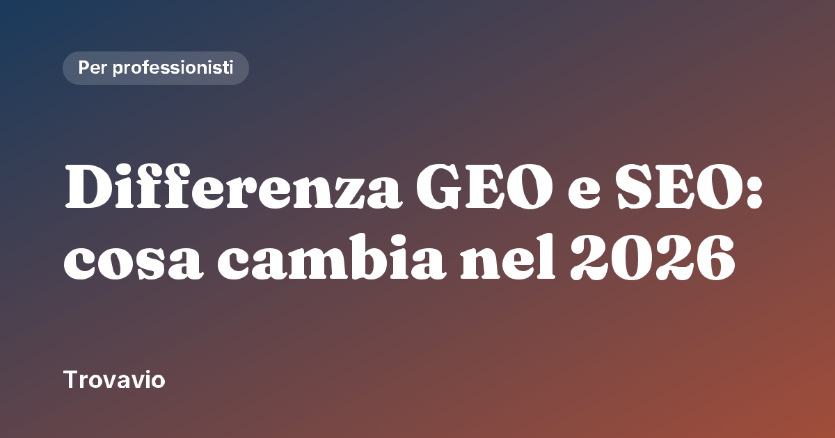 Différence entre GEO et SEO : ce qui change en 2026